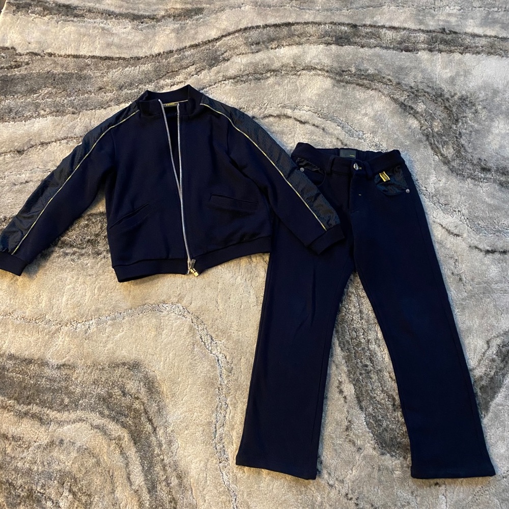 Boys Fendi Tracksuit Sweatpants Sweater size 6